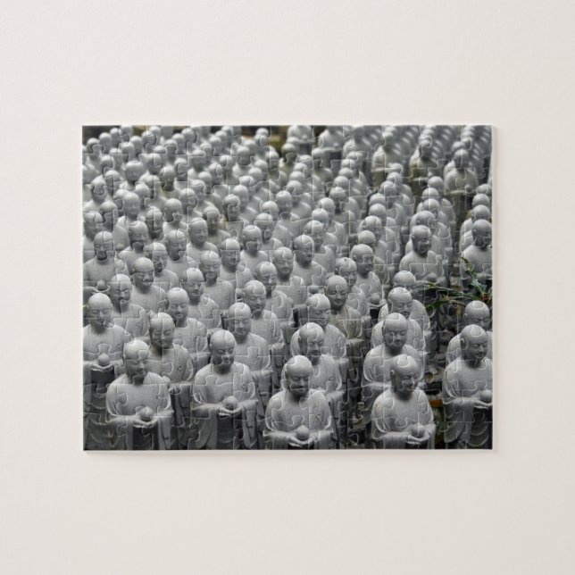 Quebra-cabeça estátuas buddha rows (Horizontal)
