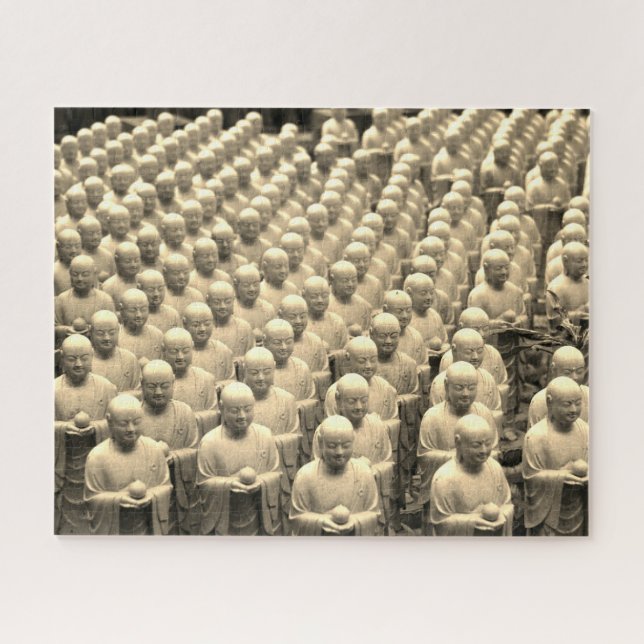 Quebra-cabeça estátuas de buda (Horizontal)
