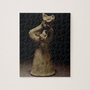 Quebra-cabeça Estatueta de um demónio Leão-Dirigido,