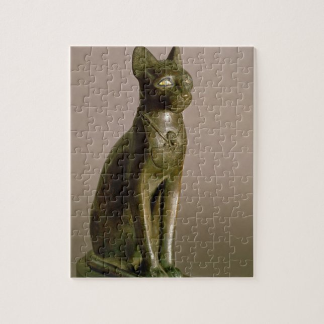 Quebra-cabeça Estatueta de um gato que representa a deusa Bastet (Vertical)