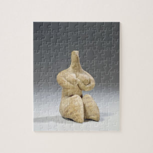 Quebra-cabeça Estatueta fêmea no estilo de Halaf, c.4500 BC (te
