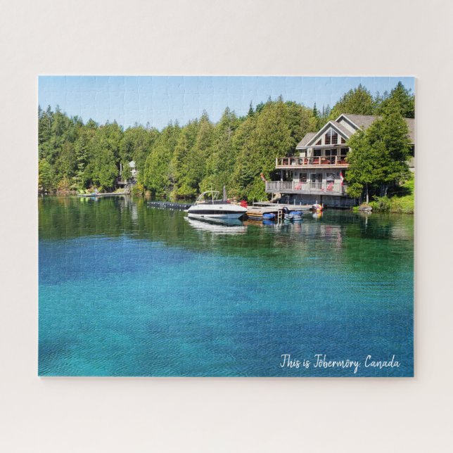 Quebra-cabeça Este é Tobermory, Canadá (Horizontal)
