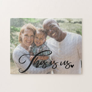 Quebra-cabeça Este Somos Nós Foto personalizada da família