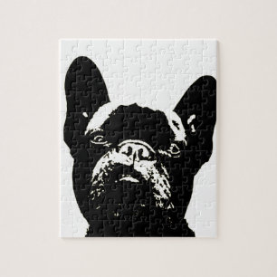 Quebra-cabeça Estêncil do buldogue francês