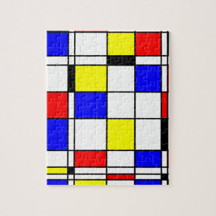 Quebra-cabeça Estilo da arte de Mondrian