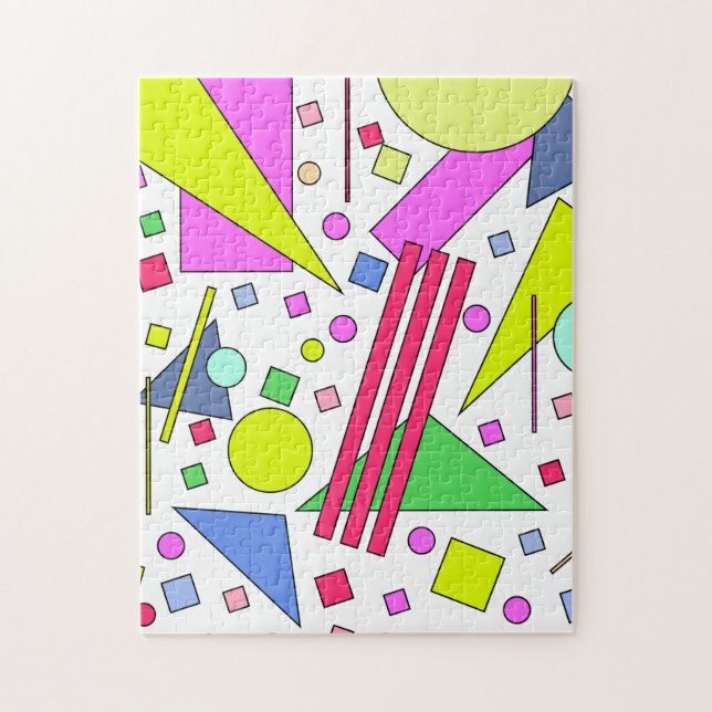 Quebra-cabeça Estilo da Imagem Retroativa dos anos 80 e 90 (Vertical)