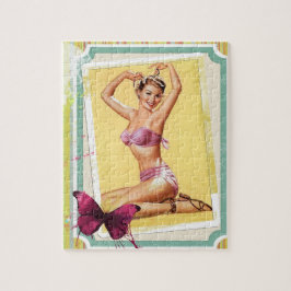 Quebra-cabeça Estilo de álbum de biquíni de vintage