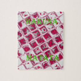 Quebra-cabeça Estilo de Matata Red Hakuna