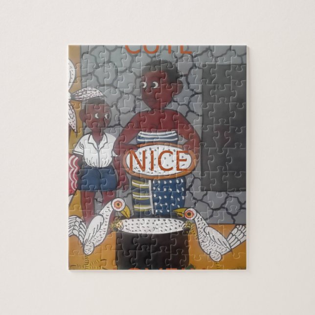 Quebra-cabeça Estilo de vida tradicional africano (Vertical)