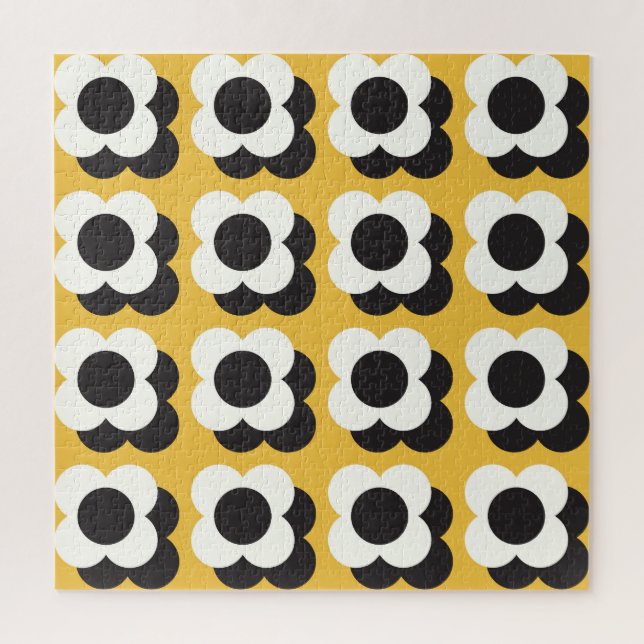 Quebra-cabeça Estilo escandinavo, padrão de colheita floral (Vertical)