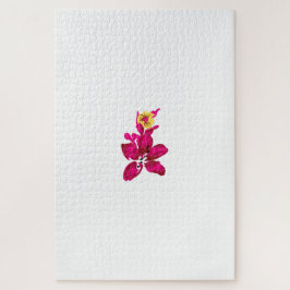 Quebra-cabeça Estilo Floral, ArtyClick Crimson, Dourado leve