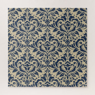 Quebra-cabeça Estilo Retroativo: Abstrato Floral Sem Vista