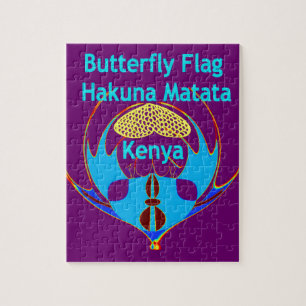 Quebra-cabeça "Estou Bem Kenya" Impressão Artística/Gráfica de B