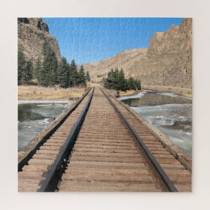 Quebra-cabeça Estrada de ferro de montanha - 20x20 - 676 peças
