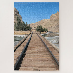 Quebra-cabeça Estrada de ferro de montanha - 20x30 - 1014 pcs