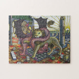 Quebra-cabeça estranho da fantasia