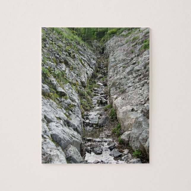 Quebra-cabeça estranho da formação de rocha (Vertical)