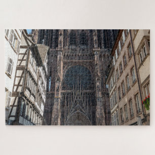 Quebra-cabeça Estrasburgo Alsace França Cathédrale Notre Dame