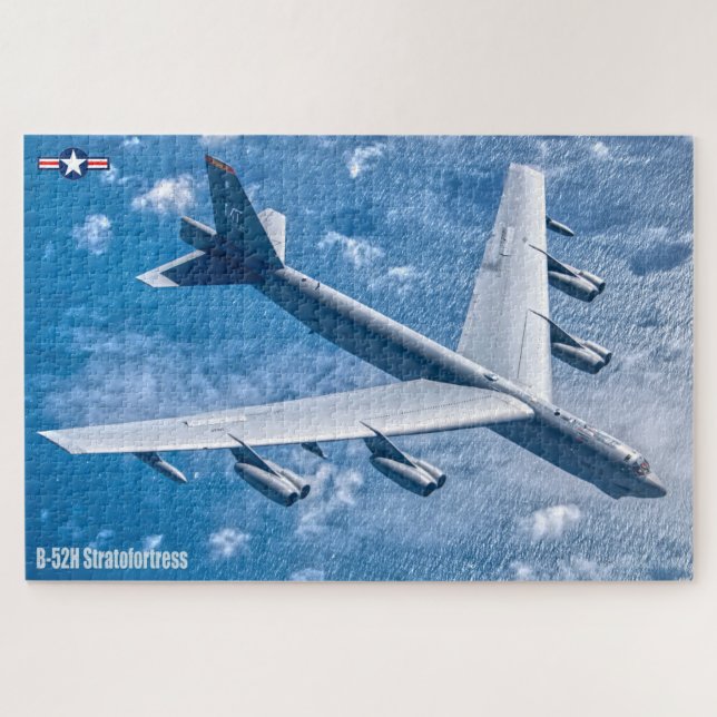 Quebra-cabeça ESTRATOFORTRESS B-52H (20x30 POLEGADAS) (Horizontal)