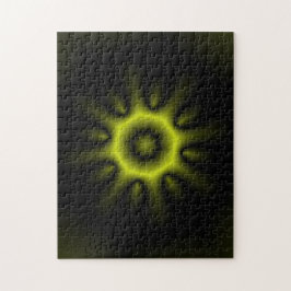 Quebra-cabeça Estrela Amarela em Explosão Circular