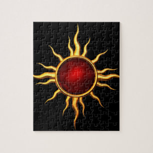 Quebra-cabeça Estrela Astral da Nova Idade: Ruby Sun
