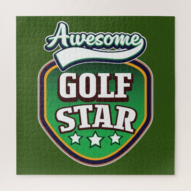 Quebra-cabeça Estrela de Golfe Incrível  (Vertical)