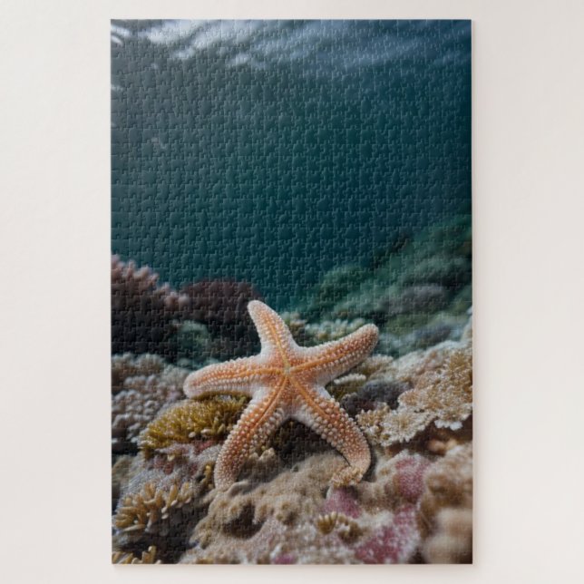 Quebra-cabeça Estrela-do-mar no Mar Profundo (Vertical)
