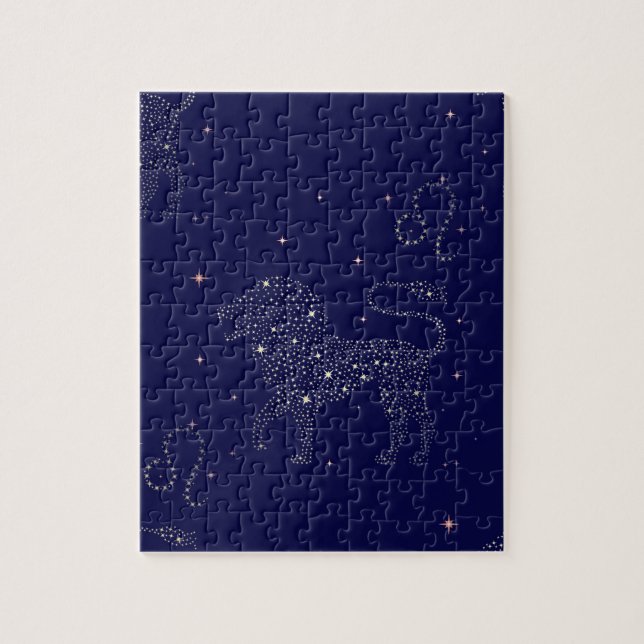 Quebra-cabeça estrela leo (Vertical)