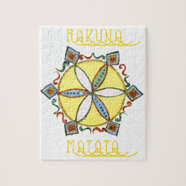 Quebra-cabeça Estrela no Fazer Hakuna Matata (Vertical)