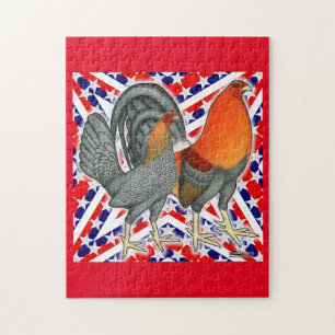 Quebra-cabeça Estrelas e Stripes Gamefowl