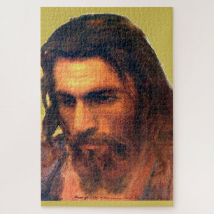 Quebra-cabeça estudo da cabeça de Jesus Cristo antes de 1872 por