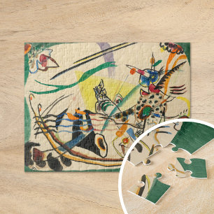 Quebra-cabeça Estudo para a fronteira verde Kandinsky