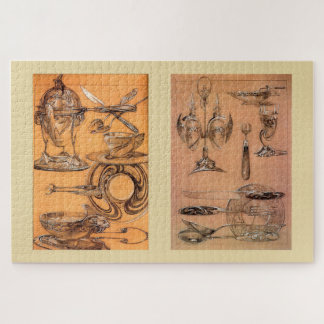 Quebra-cabeça Estudos de Alphonse Mucha