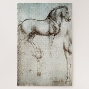 Quebra-cabeça Estudos de Cavalos – Leonardo da Vinci (1490)