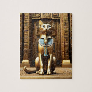 Quebra-cabeça Eterno Majestade: O Ouro Egípcio Pharaoh Cat