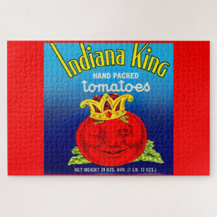 Quebra-cabeça etiqueta de tomate do Indiana King