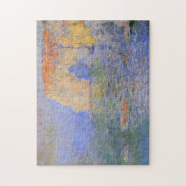 Quebra-cabeça Etretat Cliff Reflexões sobre Belas Artes do Monet