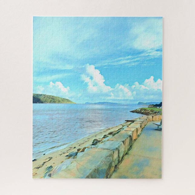 Quebra-cabeça Ettalong Costa Central NSW Austrália (Vertical)