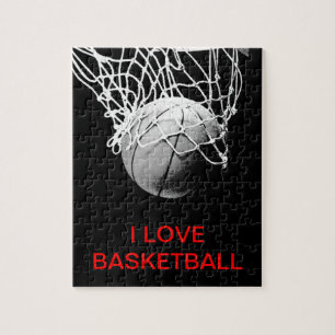 Quebra-cabeça Eu Adoro Basquete