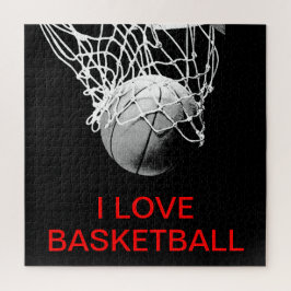 Quebra-cabeça Eu Adoro Basquete