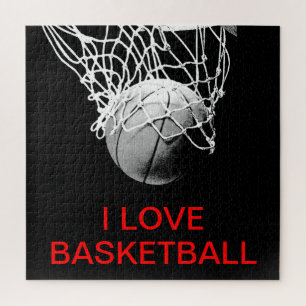Quebra-cabeça Eu Adoro Basquete