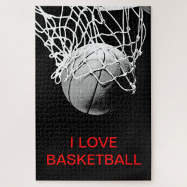 Quebra-cabeça Eu Adoro Basquete