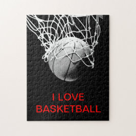Quebra-cabeça Eu Adoro Basquete