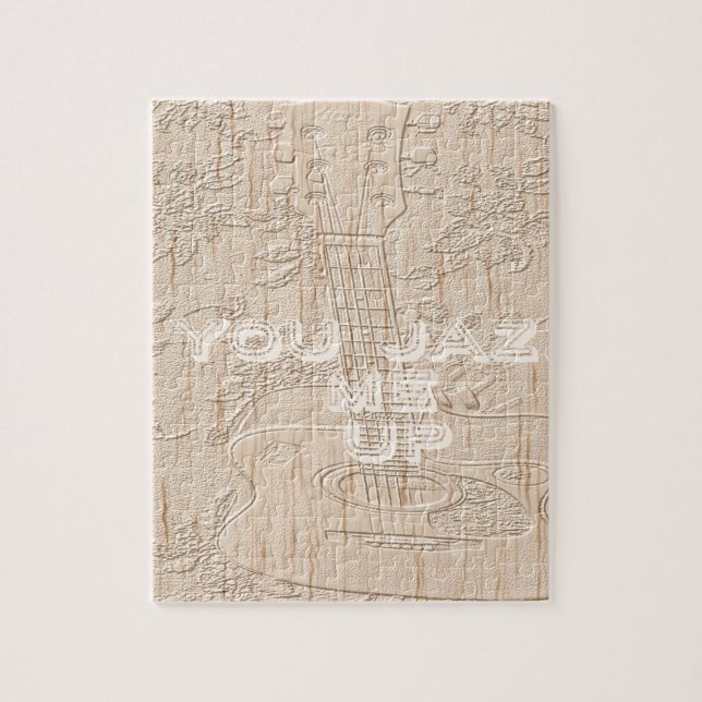 Quebra-cabeça Eu adoro madeira indo marrom Hakuna Matata (Vertical)