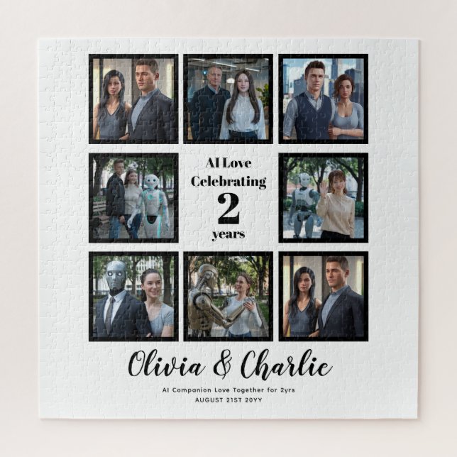 Quebra-cabeça ❤️ Eu Amo Meus Chatbots Crio Foto Própria (Vertical)