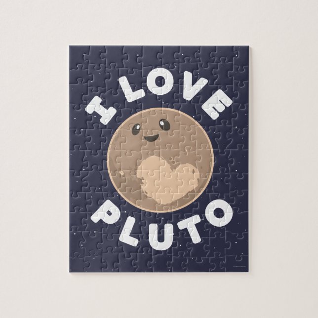 Quebra-cabeça Eu amo Pluto (Vertical)