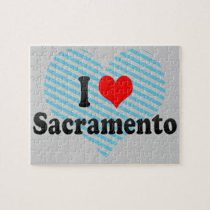 Quebra-cabeça Eu amo Sacramento, os Estados Unidos