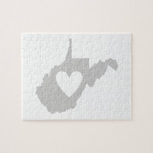 Quebra-cabeça Eu amo West Virginia