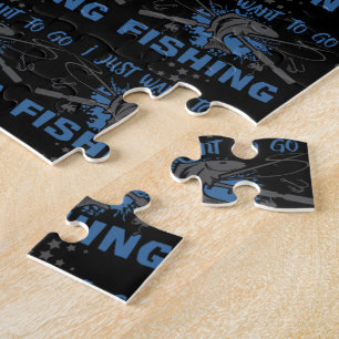 Quebra-cabeça Eu apenas quero ir pescar