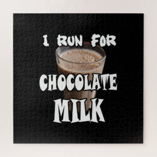 Quebra-cabeça Eu Corro por Chocolate Leite Correndo